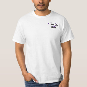 Individueller Name - Disc-Golfspieler - lila Gelb T-Shirt