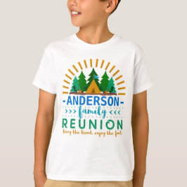 Individueller Name Familien-Wiedersehen-lustiger T-Shirt