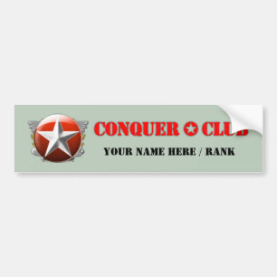Individueller Name/Rang Autoaufkleber
