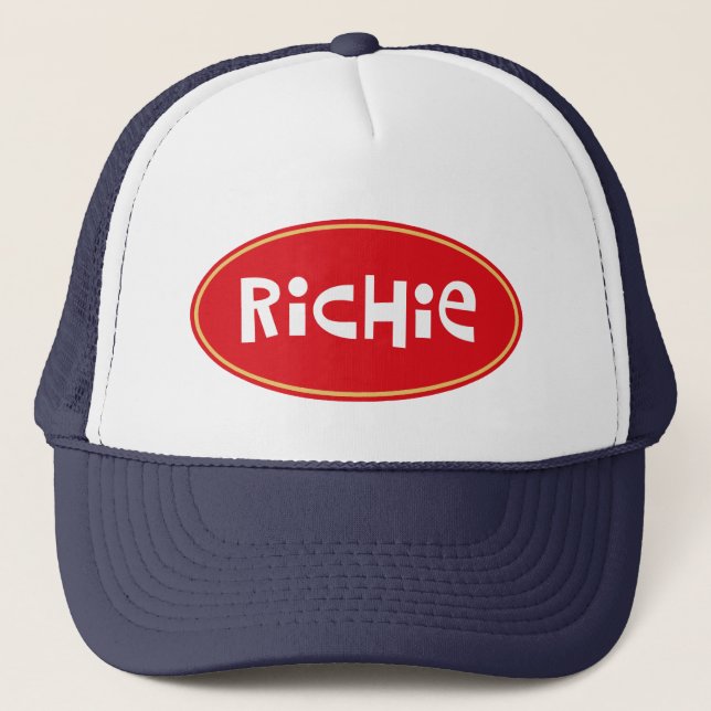 Individueller Name Richie Truckerkappe (Vorderseite)