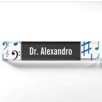 Individueller Name; Viel bunter Musiknoten und
