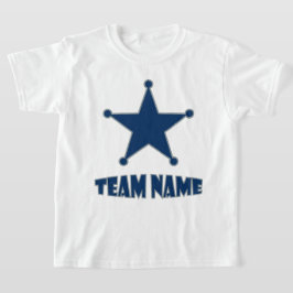 Individueller Personalisierter Kinderstar T-Shirt