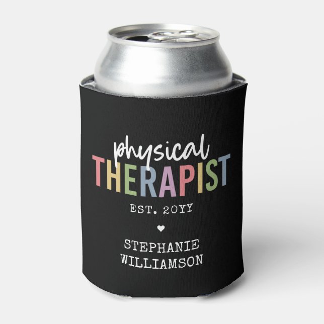 Individueller Physiotherapeut PT Abschluss Dosenkühler (Kanne Vorderseite)