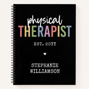 Individueller Physiotherapeut PT Abschluss Notizbuch