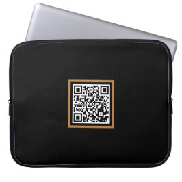 Individueller QR-Code Notebook-Sieb für die Werbea Laptopschutzhülle
