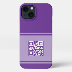 Individueller QR Code Telefoncase, Business QR Tel iPhone Hülle