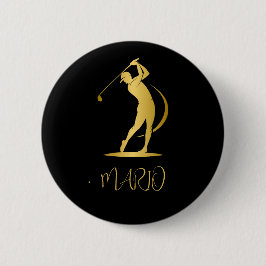 Individueller Round Button mit Golf-Design