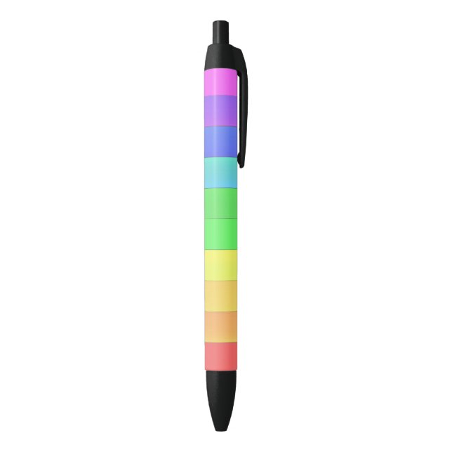 Individueller Spaß Elegante farbenfrohe Regenbogen Kugelschreiber (Unterseite (Vertikal))
