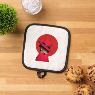 Individueller stilvoller passender Ofenhandschuh Topflappen