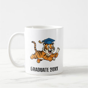 Individueller Tiger-Abschluss Kaffeetasse