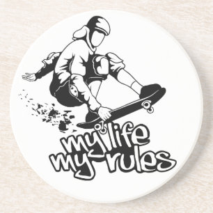Individueller Untersetzer für Skateboarding