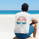 Individueller Urlaub für die Tropical Beach Family T-Shirt<br><div class="desc">Dieser niedliche T - Shirt mit tropischen Palmen eignet sich ideal für einen Sommerurlaub mit Freunden der Uni oder für einen unterhaltsamen Ausflug mit der Familie. Personalisieren Sie das komplette Set von individuellen T - Shirt auf der Vorder- und Rückseite für Ihre Gruppe Ausflüge zum Strand oder eine Wiedersehen.</div>