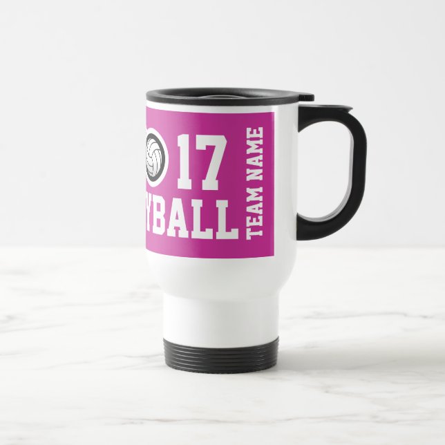 Individueller Volleyball-Reisetug Reisebecher (Rechts)