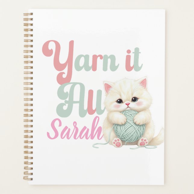 Individueller Yarn it All Planer (Vorderseite)