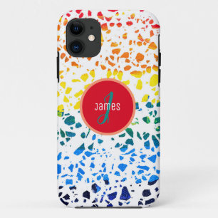 Individuelles abstraktes Terrazzo-Buntmuster Case-Mate iPhone Hülle