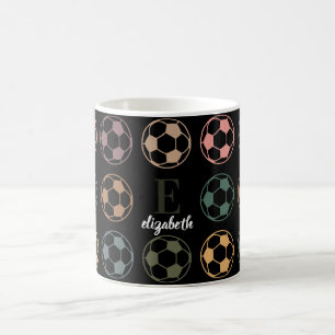 Individuelles Anfangsgeschenk für Fußballfans Fußb Kaffeetasse