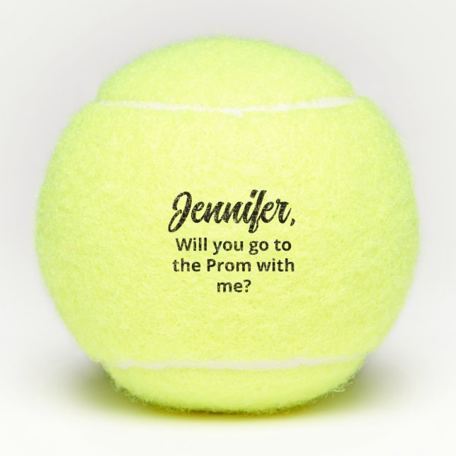 Individuelles Angebot für Ihm oder ihr Prom Sport  Tennisbälle (Vorderseite)