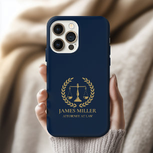Individuelles Anwaltshandy Case-Geschenk für Jura- iPhone 15 Pro Hülle