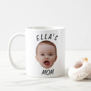 Individuelles Baby-Gesicht-Foto-Geschenk für Mama Kaffeetasse