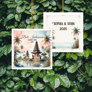 Individuelles Bali Indonesien Hochzeitsreise Anden Keramikornament