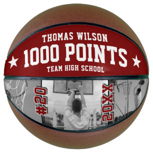 Individuelles Basketball-Andenken – 1000-Punkte-Me Basketball