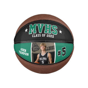 Individuelles Basketball-Geschenk für Senioren mit Mini Basketball