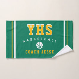 Individuelles Basketball-Trainerhandtuch, Team-Ges Handtuch