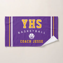 Individuelles Basketball-Trainerhandtuch, Teamgesc Handtuch