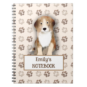 Individuelles Beagle Notebook Niedlich Dog Geschen Notizblock