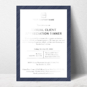 Individuelles Business Corporate Event Party Folieneinladung