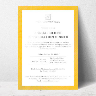 Individuelles Business Corporate Event Party Folieneinladung