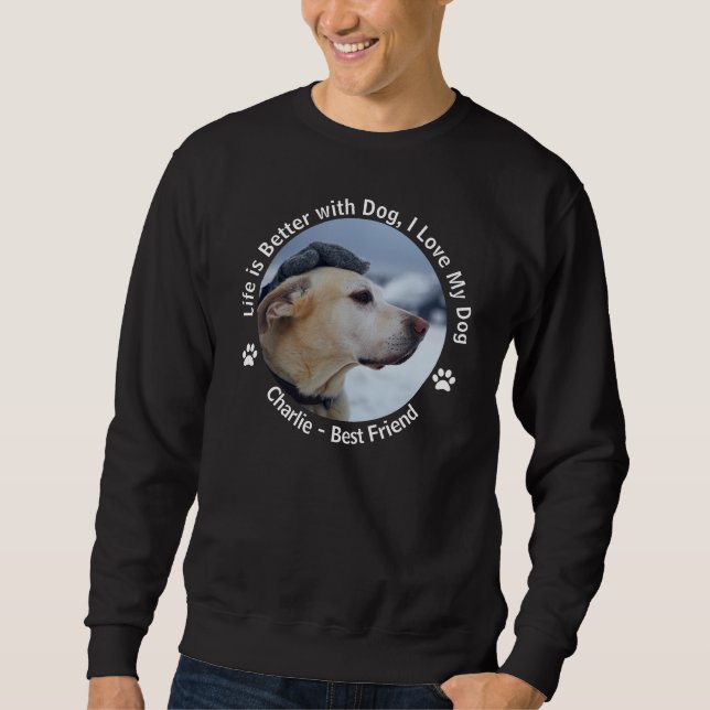 Individuelles Design-Foto Sweatshirt (Vorderseite)