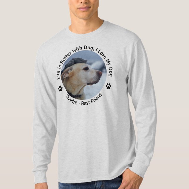 Individuelles Design-Foto T-Shirt (Vorderseite)