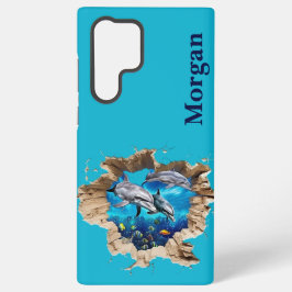 Individuelles Dolphin-Design - Geschenk für Kinder Samsung Galaxy Hülle