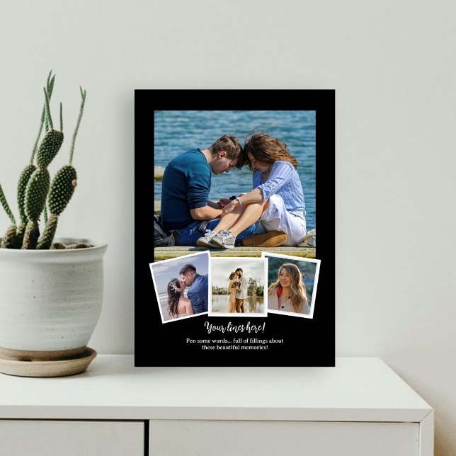 Individuelles Foto für Paare oder Familien | Fotoplatte (custom photo frames, wooden photo frames, girlfriend gift best couple gift, husband gifts, wife gift)