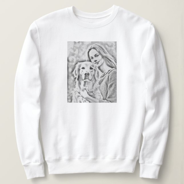 Individuelles Foto Modernes Muttertag Sweatshirt (Design vorne)
