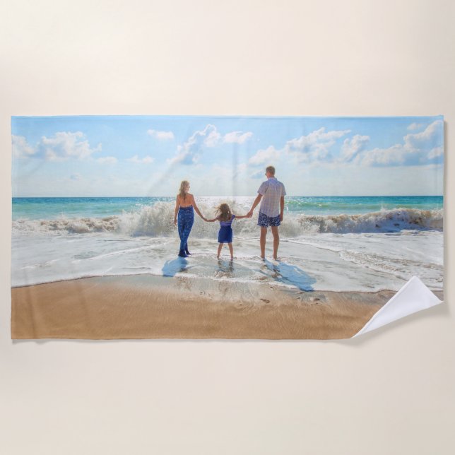 Individuelles Foto Strandtuch mit Ihren Lieblings- (Vorderseite)