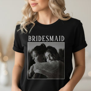 Individuelles Fotoshirt für Brautjungfern und Brau T-Shirt