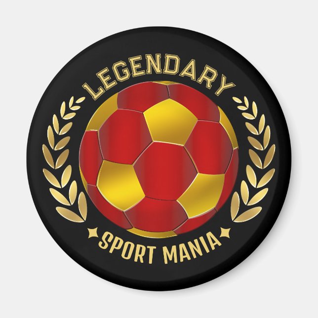 individuelles Fußballgeschenk Magnet (Vorne)