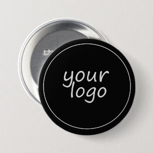 Individuelles Geschäft Schwarze Farbe Button