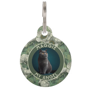 Individuelles Geschenk für Hundeeltern - Anemonen- Haustiermarke