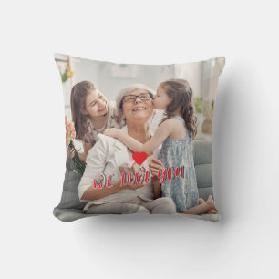 Individuelles Geschenk für Mutter Oma - Kissenbezu Kissen