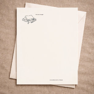Individuelles Geschenk für Tagebuchschreiben für I Briefbogen
