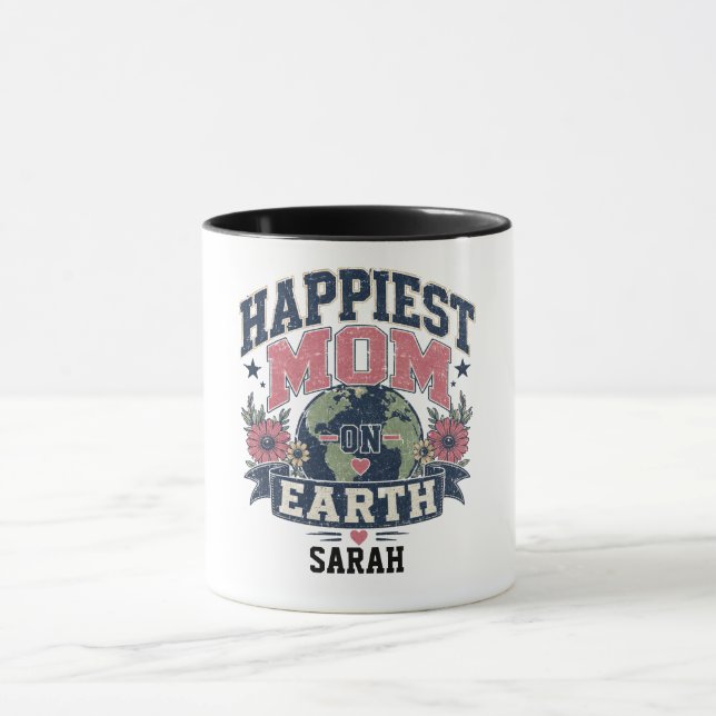 individuelles Geschenk zum Muttertag: glücklichste Tasse (Zentrum)