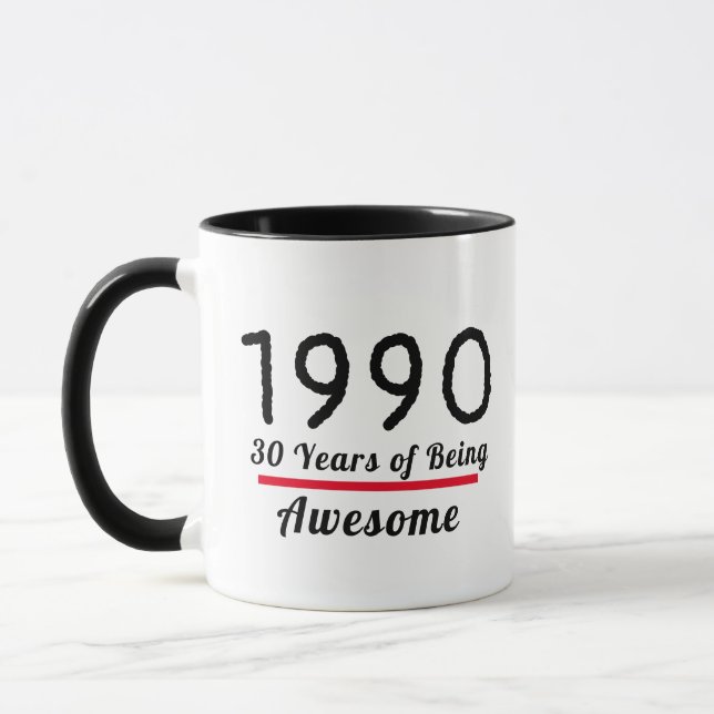 Individuelles Jahresalter Phantastischen Geburtsta Tasse (Links)