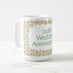 Individuelles Jubiläumsgeschenk Kaffeetasse