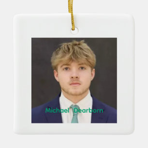 individuelles Lacrosse Skidmore-Ornament von jo Bi Keramikornament