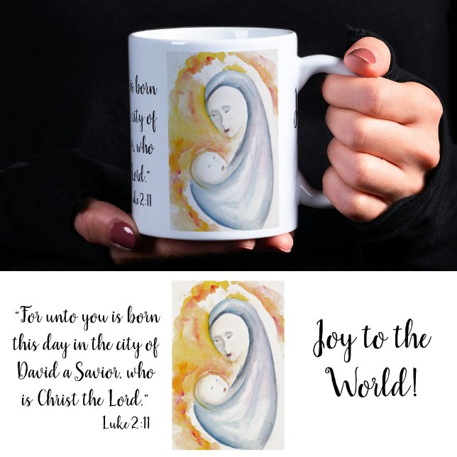 Individuelles Madonna- und Kinderangebot Kaffeetasse (Von Creator hochgeladen)
