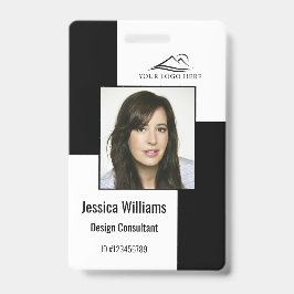 Individuelles, modernes Corporate Employee ID Abze Ausweis