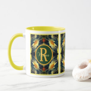 Individuelles Monogramm Anfangsbuchstabe Name Dais Tasse
